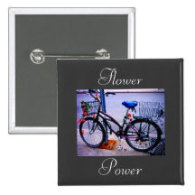 Flower Power Tender Button Pin