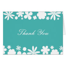 Flower Power Thank You Note Greeting Cards