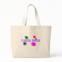 Flower Power Tote Bag bags