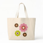 Flower Power Tote or Cloth Grocery Bag