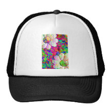 FLOWER POWER TRUCKER HAT