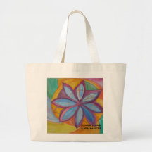 FLOWER POWERS.BRACHA 5768 TOTE BAGS