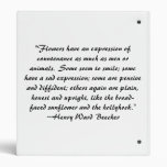 Flower Quotation Binder 3