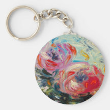 Flower Reflections Key Chain