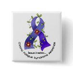 Flower Ribbon 1 CFS Chronic Fatigue Syndrome