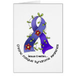 Flower Ribbon 1 CFS Chronic Fatigue Syndrome