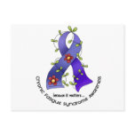 Flower Ribbon 1 CFS Chronic Fatigue Syndrome