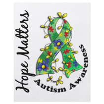 Flower Ribbon 4 Hope Matters Autism
