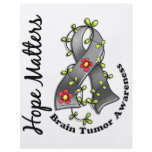 Flower Ribbon 4 Hope Matters Brain Tumor Personalized Flyer
