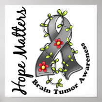 Flower Ribbon 4 Hope Matters Brain Tumour