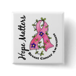Flower Ribbon 4 Hope Matters Breast Cancer