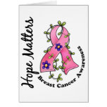 Flower Ribbon 4 Hope Matters Breast Cancer
