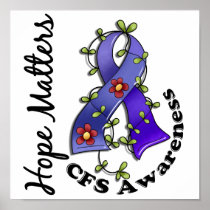 Flower Ribbon 4 Hope Matters CFS
