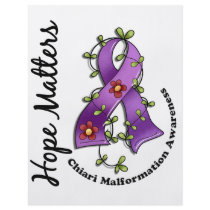 Flower Ribbon 4 Hope Matters Chiari Malformation