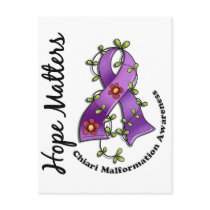 Flower Ribbon 4 Hope Matters Chiari Malformation
