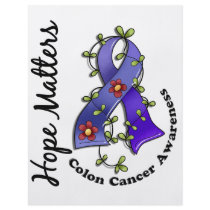 Flower Ribbon 4 Hope Matters Colon Cancer