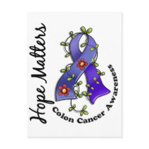 Flower Ribbon 4 Hope Matters Colon Cancer