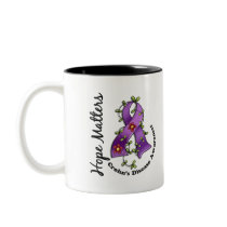 Flower Ribbon 4 Hope Matters Crohn's Disease Coffee Mug