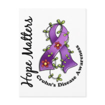 Flower Ribbon 4 Hope Matters Crohn's Disease
