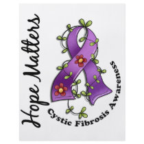 Flower Ribbon 4 Hope Matters Cystic Fibrosis