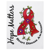 Flower Ribbon 4 Hope Matters Heart Disease