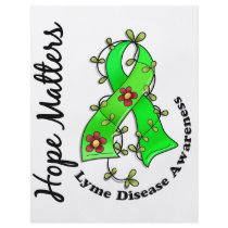 Flower Ribbon 4 Hope Matters Lyme Disease