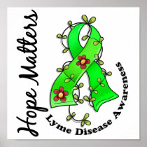 Flower Ribbon 4 Hope Matters Lyme Disease