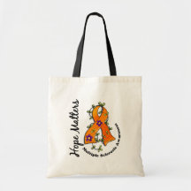 Flower Ribbon 4 Hope Matters Multiple Sclerosis Bags