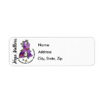 Flower Ribbon 4 Hope Matters Pancreatic Cancer Return Address Labels