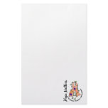 Flower Ribbon 4 Hope Matters Uterine Cancer stationery