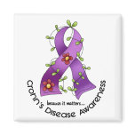 Flower Ribbon CROHN’S DISEASE AWARENESS T-Shirts