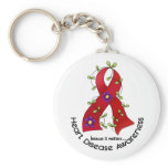 Flower Ribbon HEART DISEASE AWARENESS T-Shirts