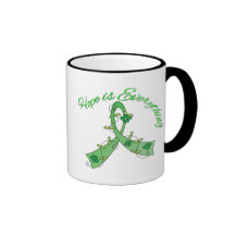 Flower Ribbon Hope is Everything Bipolar Disorder Mug