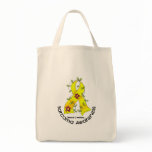 Flower Ribbon SARCOMA AWARENESS T-Shirts & Gifts Canvas Bags