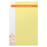 Flower Scribbles Yellow • Stationery