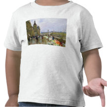 Flower Sellers by the Seine T-shirts