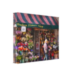 Flower Shop - NY - Chelsea - Hudson Flower Shop Gallery Wrapped Canvas