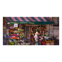 Flower Shop - NY - Chelsea - Hudson Flower Shop Photo Cards