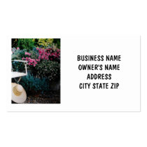 FLOWER SHOP OR FLORIST'S BUSINESS CARD business cards
