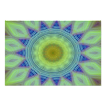 Flower/Star Mandala Art Photo