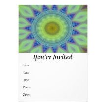 Flower/Star Mandala Custom Announcements