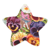 Flower Star Sticker