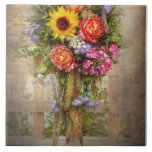 Flower - Summers blessing Ceramic Tiles