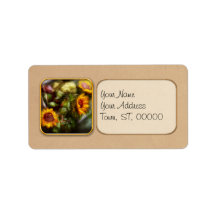Flower - Sunflower - Gardeners toolbox Personalized Address Labels