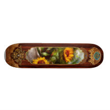 Flower - Sunflower - Gardeners toolbox Skateboard