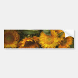 Flower - Sunflower - The suns have risen Bumper Stickers