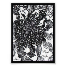 Flower Tangle Art Photo