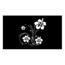 Flower Tattoo Business Card Template
