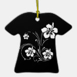 Flower Tattoo Christmas Ornaments