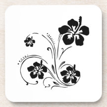 Flower Tattoo Coasters